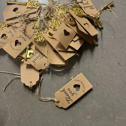 Thank You w/gold Key Attached