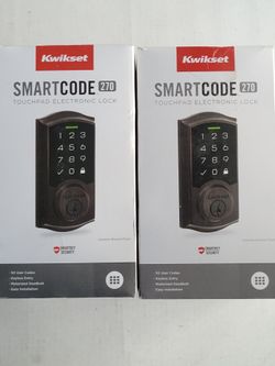 Kwikset 270 bronze Touchscreen Deadbolt