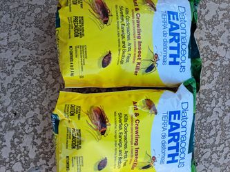 Safer 51703 4lb Diatomaceous Earth Bed Flea & Ant Crowling Insect Killer 2 Paquetes