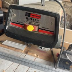 Craftsman radial arm saw