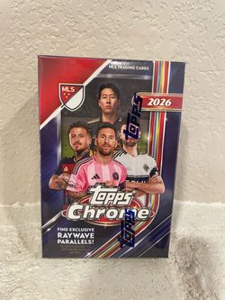 2026 TOPPS CHRONE MLS Value Blaster Box Major League Soccer New Sealed Box