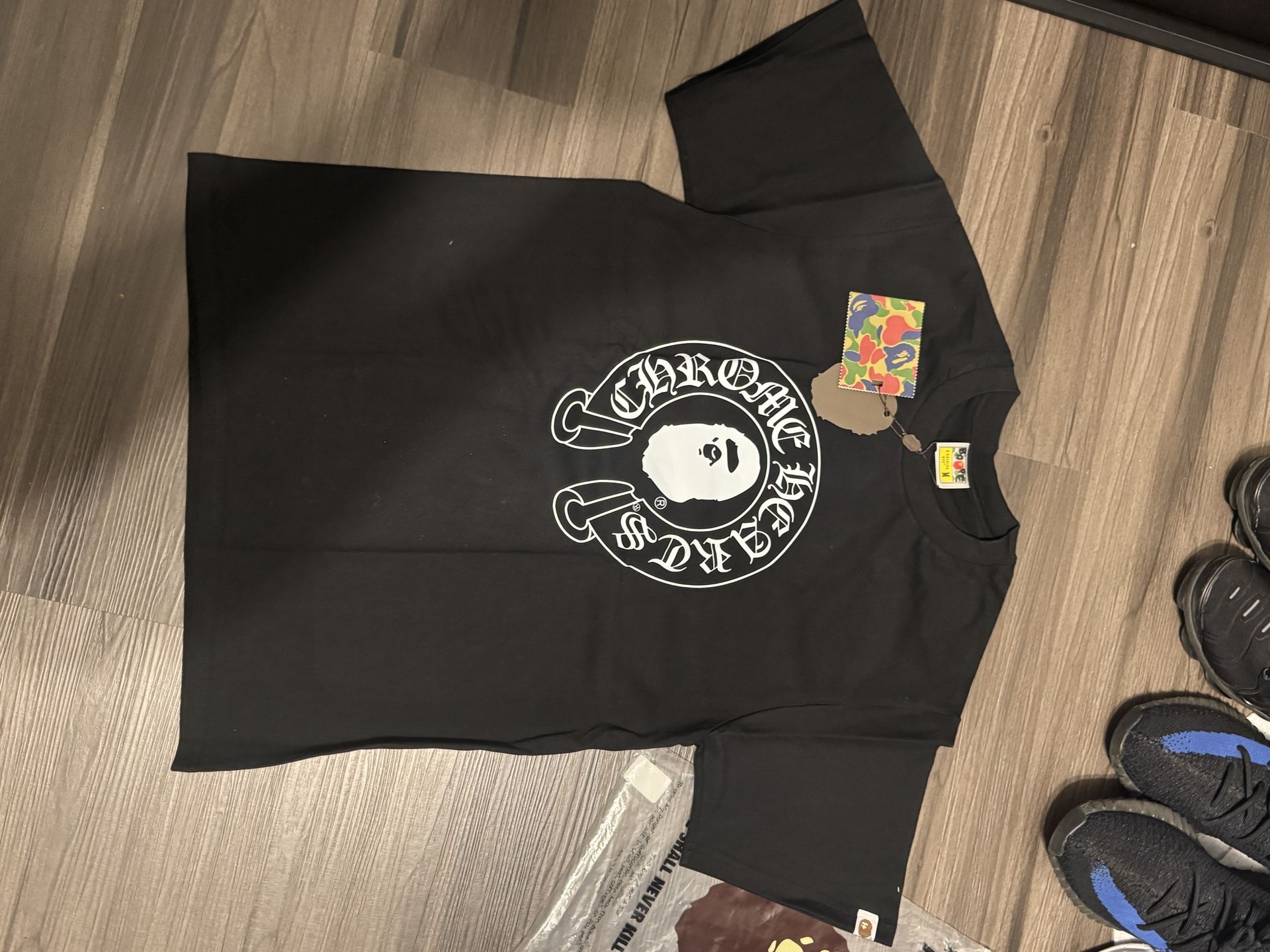 Black Bape X Chrome Hearts Size M 100% Cotton 