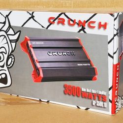 Crunch 3500 Watts Subwoofer Mono Amplifier Ground Pounder Series GP-3500.1D 🚨 Payment Options Available 🚨 No Credit Needed 🚨 