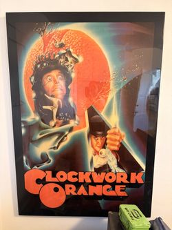 A Clockwork Orange Wood/Resin Poster