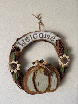 Welcome Door Wreath