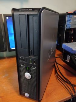 Dell Slim Optiplex C2D/6gb/160gb wifi Desktop Computer