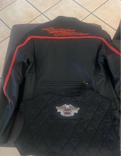Harvey Davidson Jacket $130 for both of $80 for the black and $50 for the gray