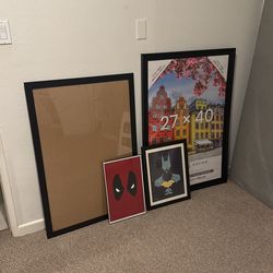 Frames and Superhero Prints