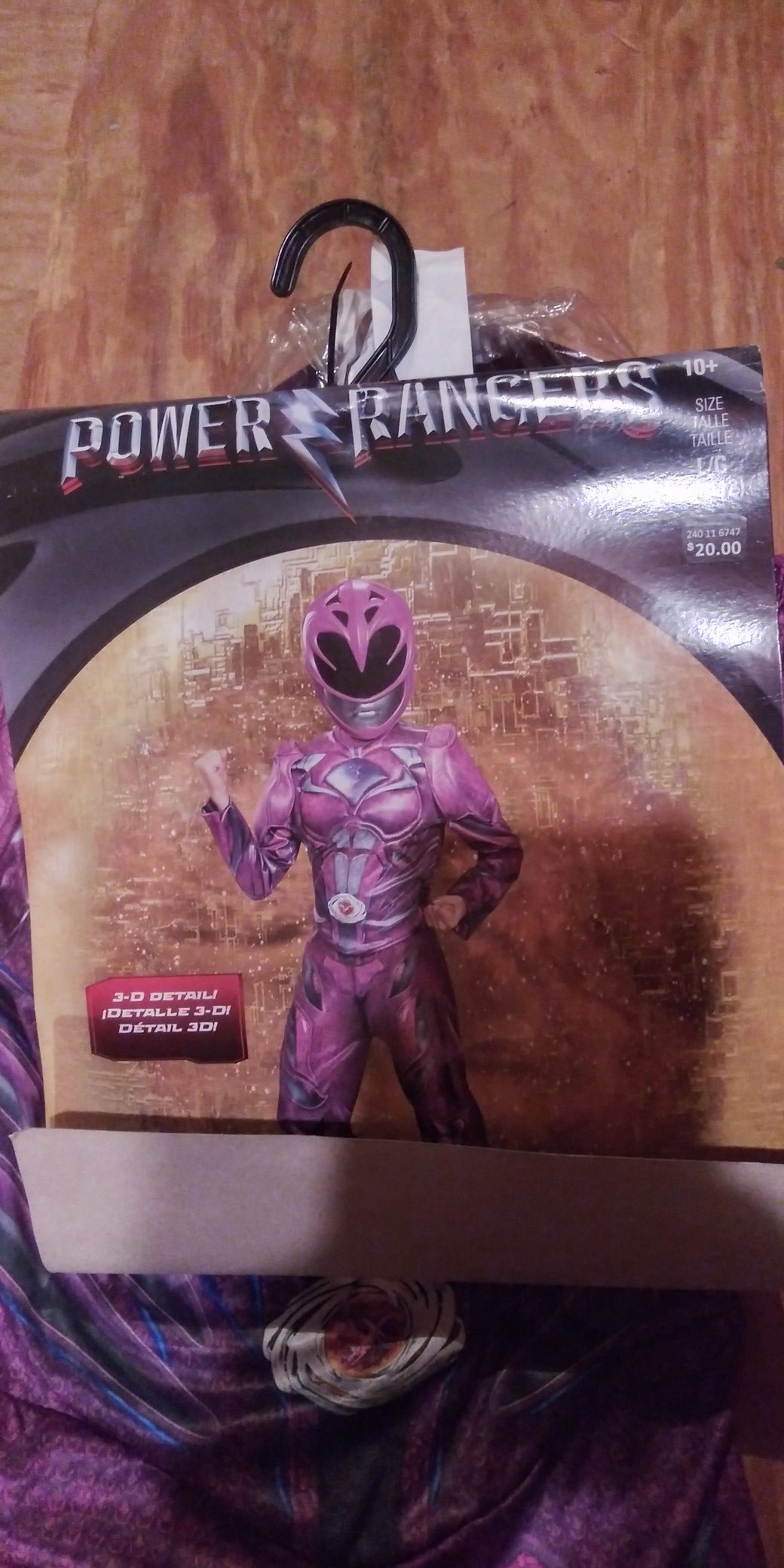 Power Rangers size (L 10/12) costume