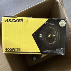 KICKER CompC 8in Subwoofer 400W Peak Power Car Audio Speaker MPN CompC