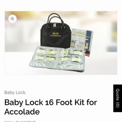 Baby Lock 16 Foot Kit for Accolade