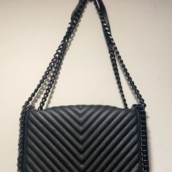Aldo Blk Leather Handbag