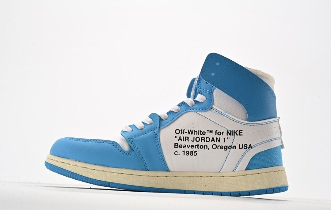 Jordan 1 High Off-White University Blue 20 