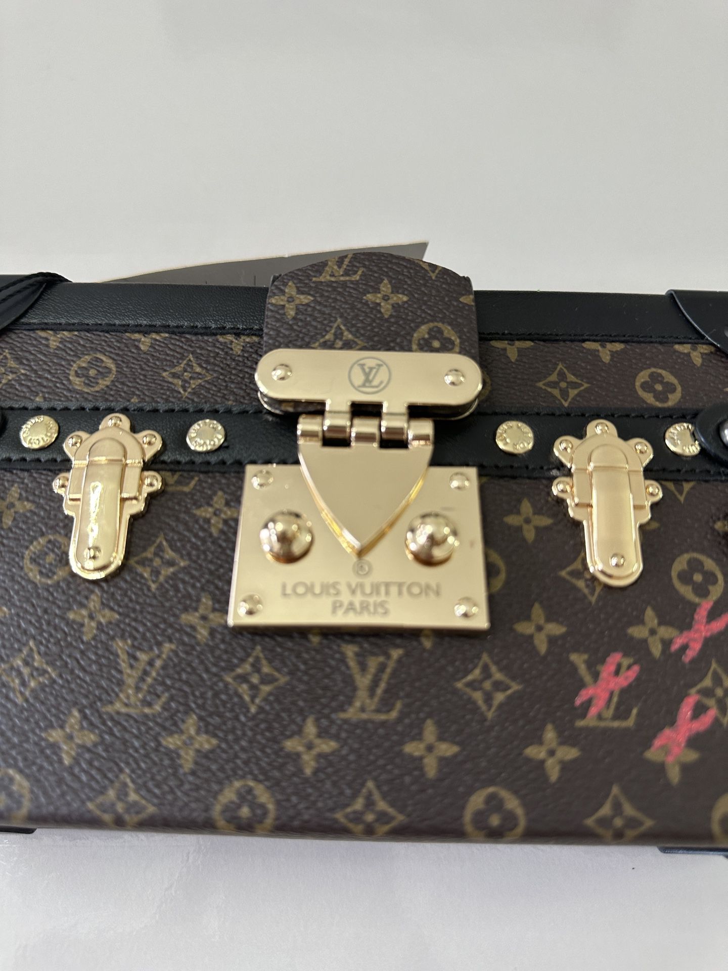 Authentic Louis Vuitton Preowned Monogram Studded Petite Malle With Dust Bag  for Sale in Mineola, NY - OfferUp