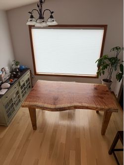 Live Edge Slab Dining Table