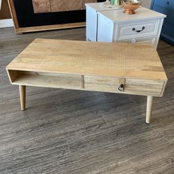 New! Wood Coffee Table