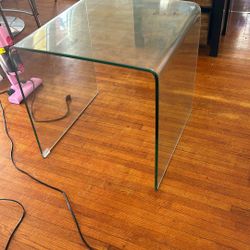 Acrylic Glass Side Or Coffee Table