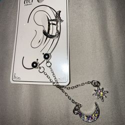 Sun and Moon Earring set