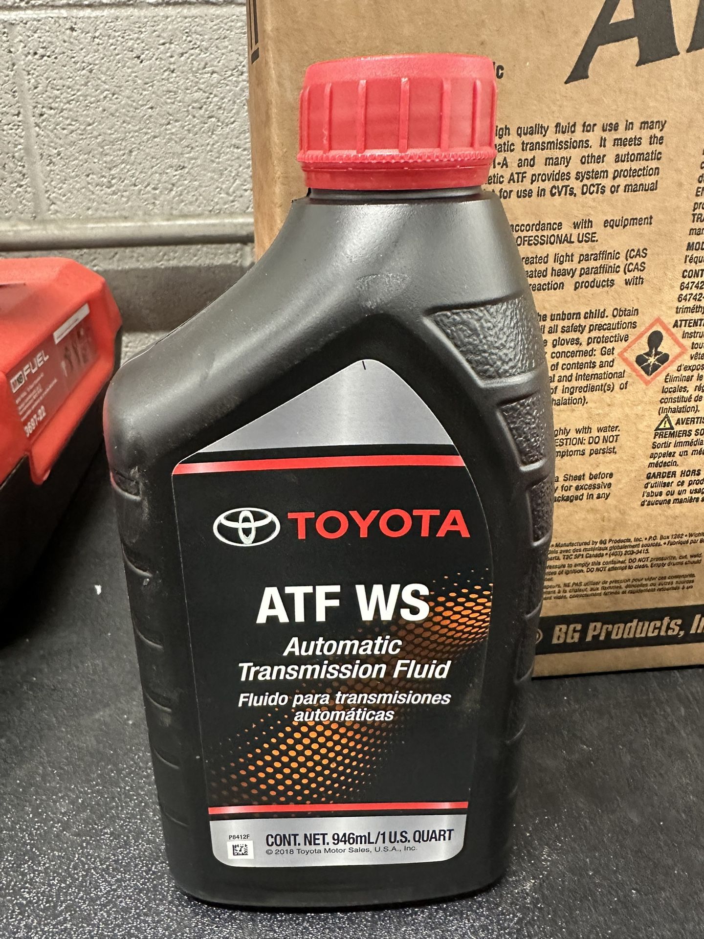 ATF WS  Toyota Transmission Fluid