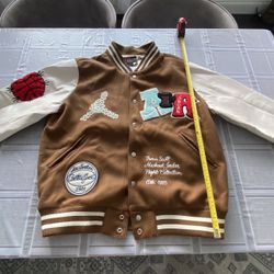 NEW w/ TAGS Jordan x Cactus Jack Varsity Jacket Men’s Large RARE AUTHENTIC