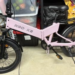Foldable E-Bike KBO K2 Pink Almost New 