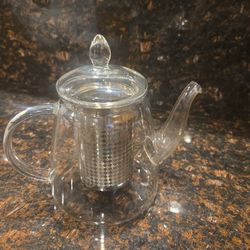 Glass Teapot w/ Metal Infuser – Loose Leaf Tea