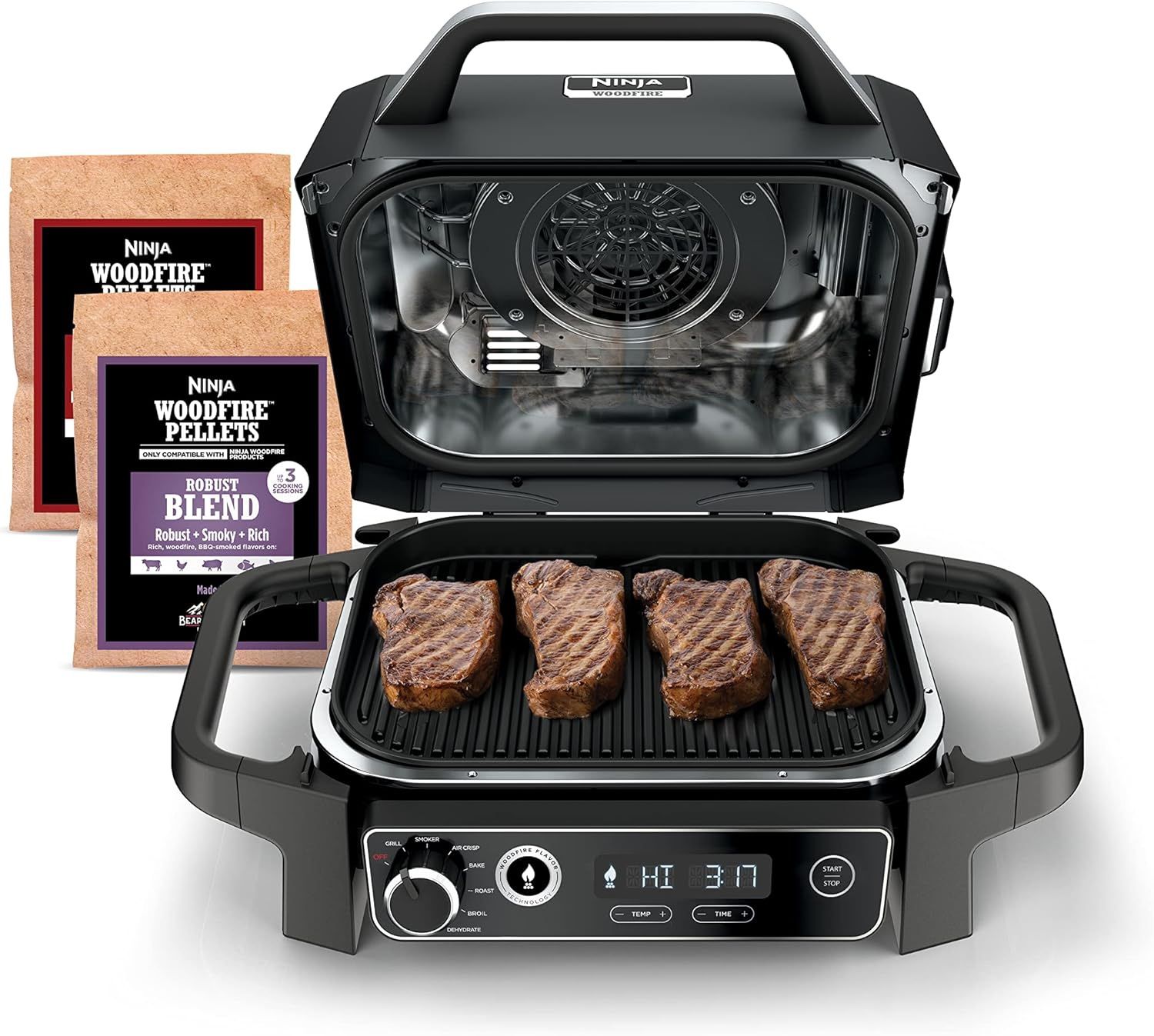 Ninja Woodfire Outdoor Grill & Smoker, 7-in-1 - OG701