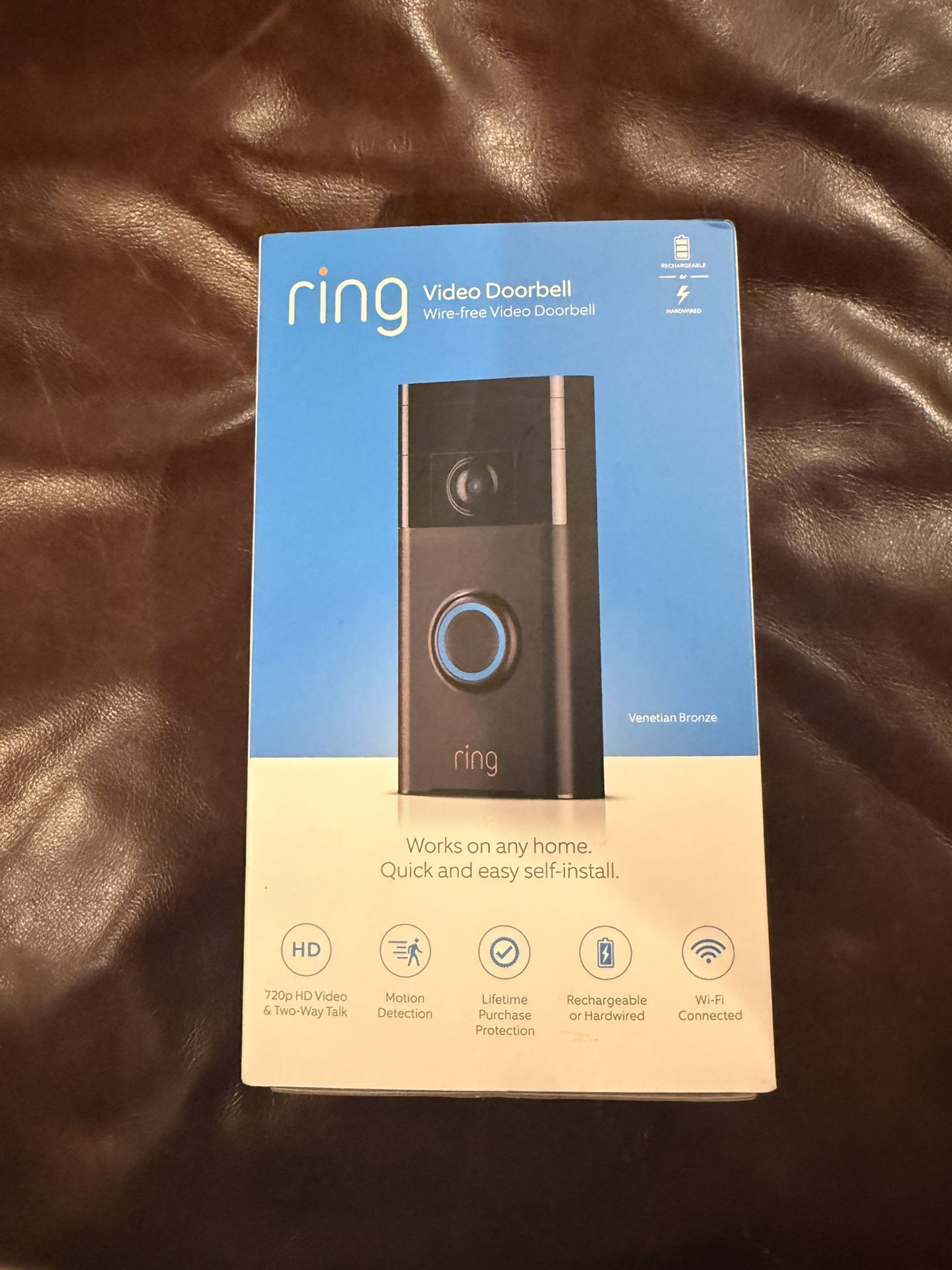 Ring Video Doorbell New, Never Used!!