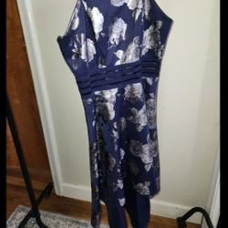 Blue And Silver Dress