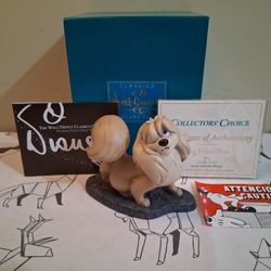 Rare WDCC (Walt Disney Classic Collection) Lady and the Tramp Dog Pound Diva Collectible Statue 