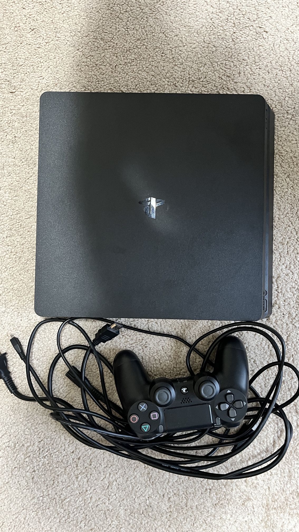 Sony PlayStation 4 with a Controller