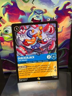 Quackerjack - Loony Toymaker 147/207 Legendary Disney Lorcana Attack Of The Vine