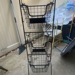 Three Level Food Storage Baskets 