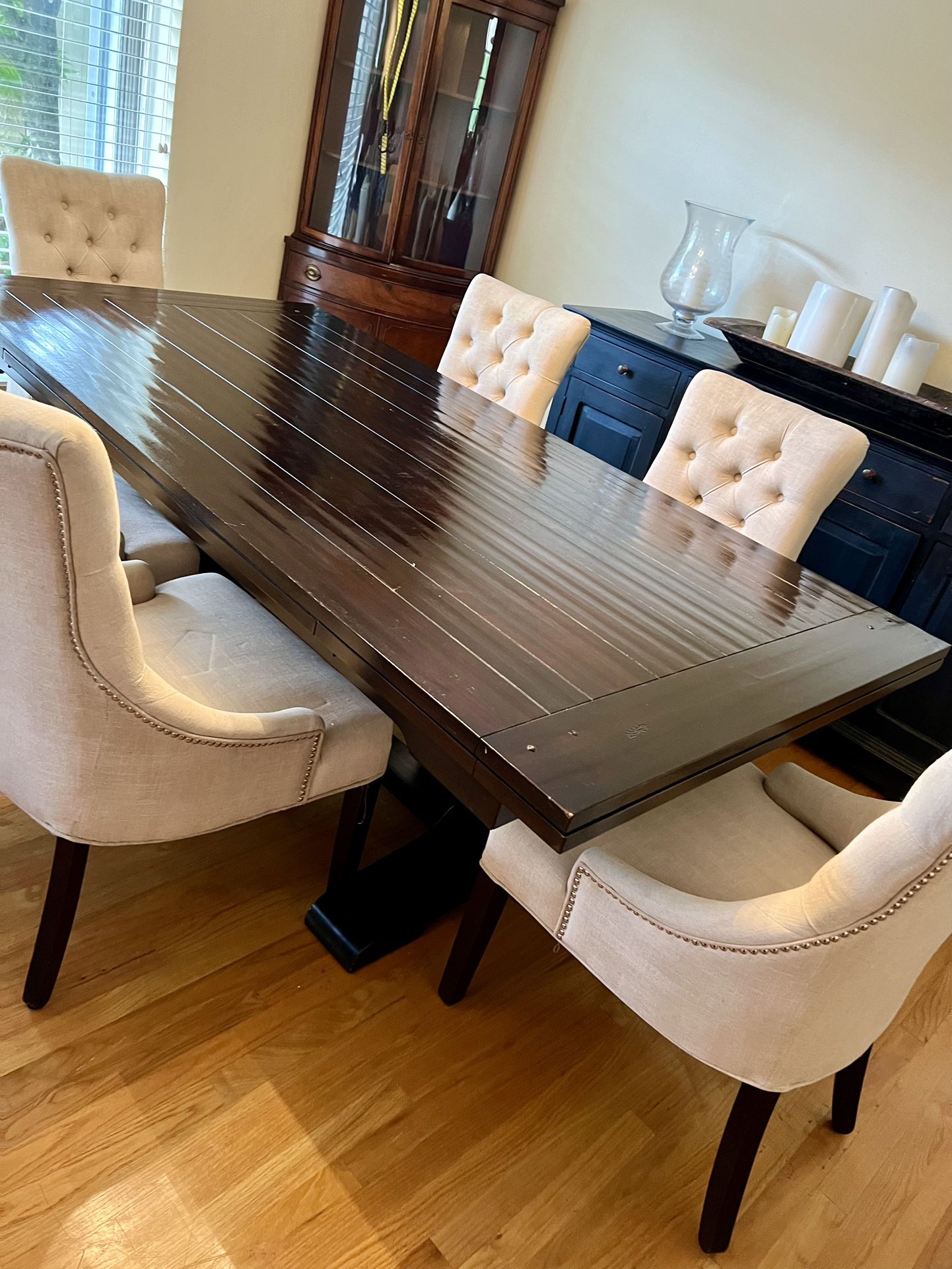 Wooden Dining Room Table  Only  $500 Or BEST OFFER