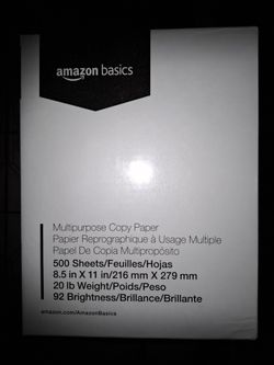 MULTIPURPOSE COPY PAPER 500 SHEETS