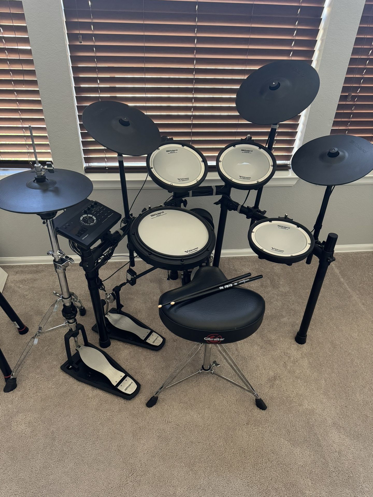 Roland TD-17KVX Drum Set w/ Extras!