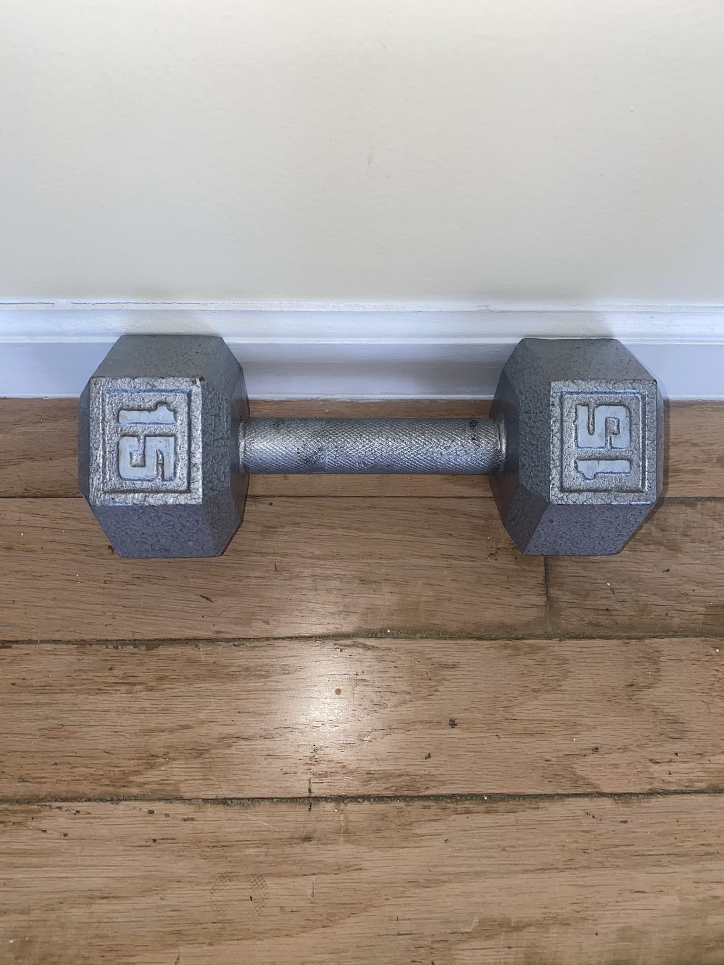 Hex dumbbell 15 Lbs Single