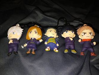 Jjk anime keychains