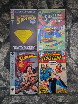 4 DC comics Superman