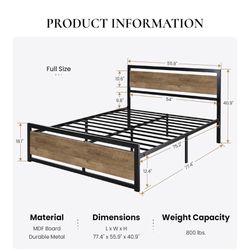 Full Size Bed Frame 