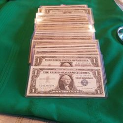 47 Silver Dollar 1957 All For $480