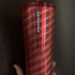 Starbucks Winter 2022 Christmas Red Glitter Tumblr Cup 24oz