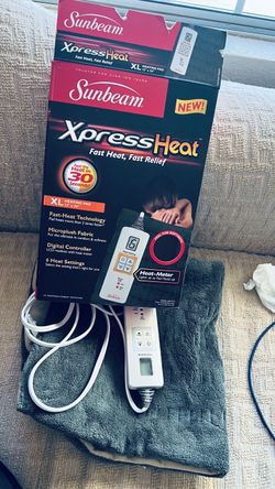 Sunbeam XpressHeat XL Heating Pad 12x24