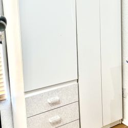 Last Day for Sale! Wardrobe/Armoire / Storage Cab - Set of 2