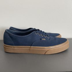 Vans 8.5 Mens 10 Women’s Authentic Navy Gum Shoe