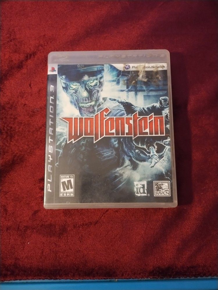 Wolfenstein PlayStation 3 Video Game PS3