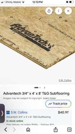 3/4 Subfloor Plywood