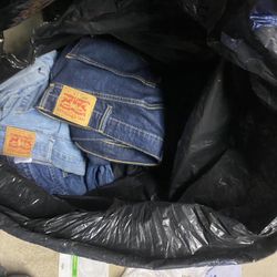 Whole bag of Levi jeans $15 apiece