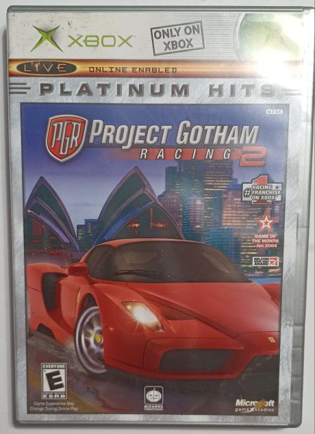 Xbox Project Gotham Racing 2 Platinum Hits used Disc 