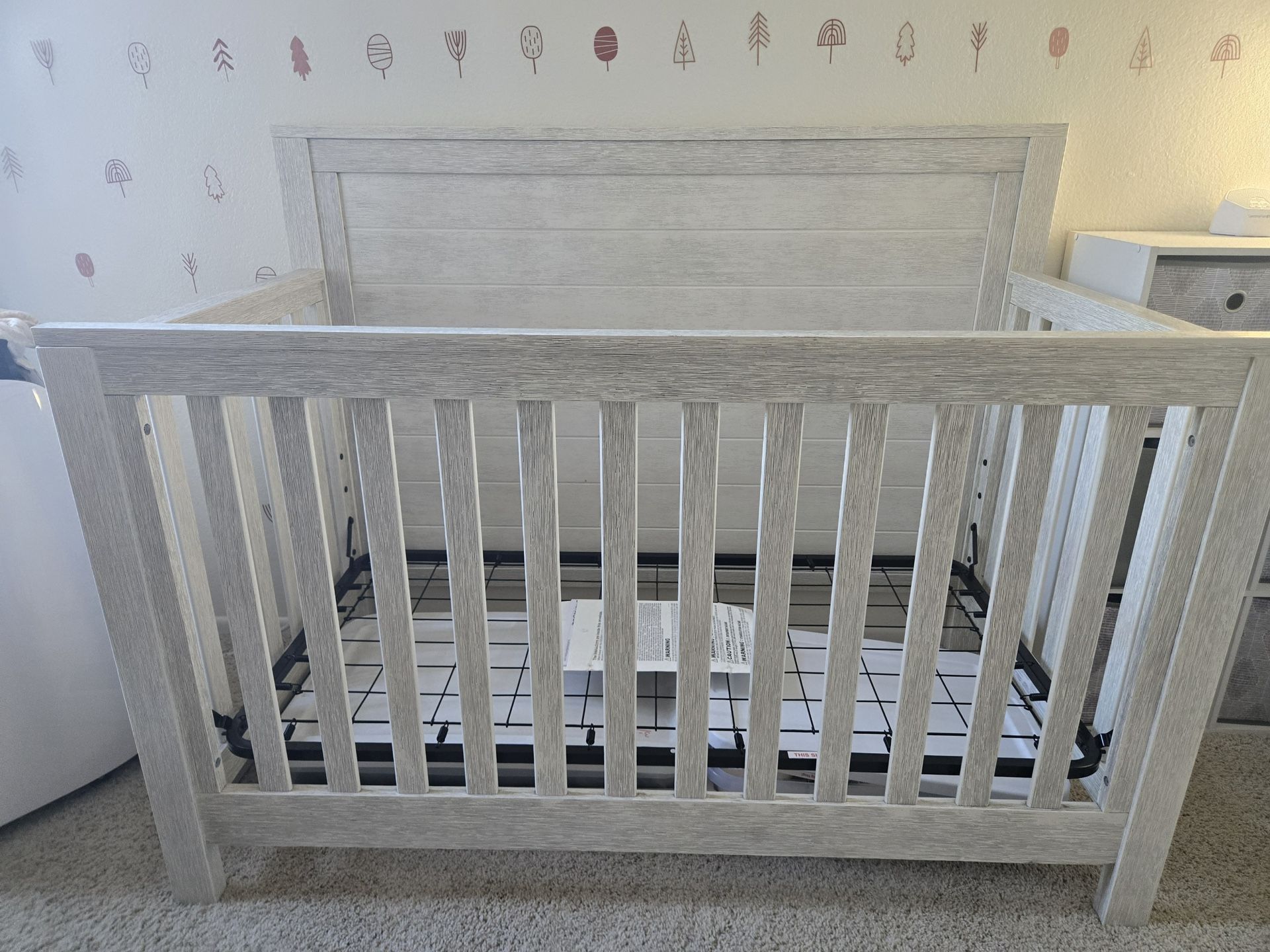 Crib with Matching Dresser and Changing Table